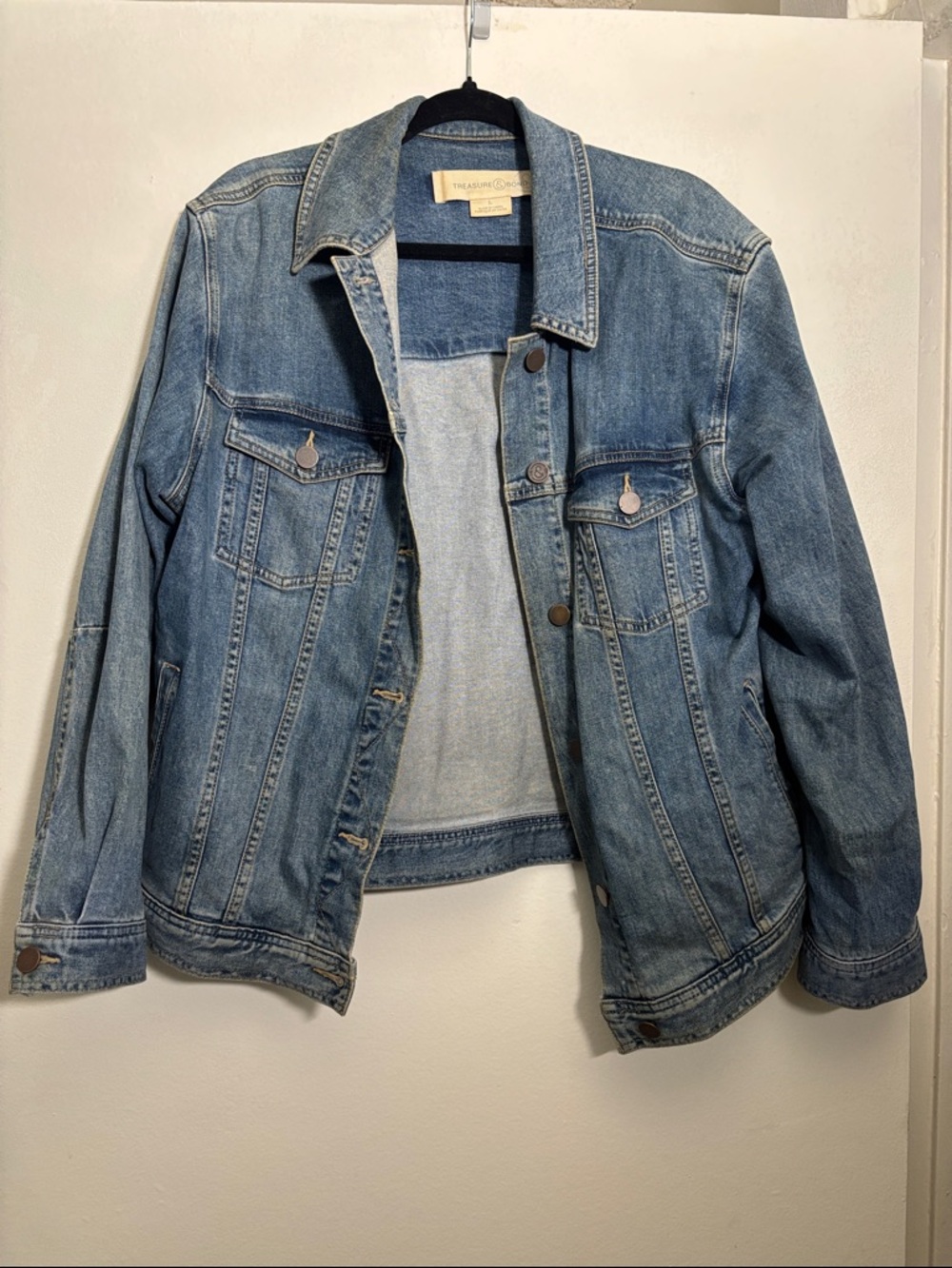 Treasure & Bond Light Wash Denim Jacket